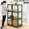 TPT-6345CA プラスチック棚(100kgタイプ) 棚板間隔高さ372mmタイプ(新型) TRUSCO 84934939