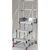 アルミ製作業用踏台 3段 フルセット手すり付 TRUSCO