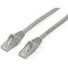 カテゴリ6 LANケーブル(Cat6) RJ45モールドコネクタ(ツメ折れ防止カバー付き) 2m グレー StarTech.com