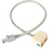 RJ45モジュラー分岐スプリッタ LANケーブル分配二股アダプタ 1x RJ45 オス - 2x RJ45 メス StarTech.com
