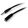 2m 3.5mm 4極TRRSステレオミニプラグ延長ケーブル オス/メス StarTech.com