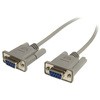 RS232Cシリアルクロスケーブル 7.6m 1x DB9 メス - 1x DP9 メス ヌルモデムケーブル StarTech.com