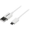 50cm ホワイト micro USB2.0ケーブル USB A オスーUSB micro-B オス StarTech.com