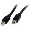 Mini DisplayPort 1.2ケーブル/1m/4K60Hz/Thunderbolt 2ポート互換/21.6Gbps HBR2/mDPオス - mDPオス/ブラック/ミニディスプレイポート/モニターケーブル StarTech.com