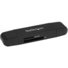 USBカードリーダー/USB 3.0 Type-A & Type-C接続/5Gbps/SD/MMC+microSD/TFカード対応/各種OS対応/ポータブル メモリーカード アダプター StarTech.com