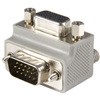 VGA L型(90°)変換アダプタ VGA(D-Sub15ピン) オスー VGA(D-Sub15ピン) メス StarTech.com