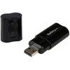 USB接続ステレオオーディオ変換アダプタ ヘッドフォン/マイク用3.5mmミニジャック増設外付けサウンドインターフェース StarTech.com