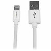 2m iPhone/ iPod/ iPad対応AppleLightning-USBケーブル ホワイト Apple MFi認証取得 ライトニング 8ピン(オス)-USB A(オス) StarTech.com