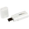 USBオーディオ/サウンド変換アダプタカード 1x USB A (オス)ー2x 3.5mmミニジャック (メス) StarTech.com
