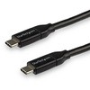 USB 2.0 Type-C ケーブル 3m 給電充電対応(最大5A) USB-IF認証済み StarTech.com