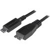 USB-C - USB 3.0 Micro-B 変換ケーブル 1m USB 3.1(10Gbps)対応 StarTech.com