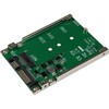 M.2 SATA SSD - 2.5インチSATA変換アダプタ/オープンフレームブラケット/M2ハードドライブアダプター/NVMe非対応 StarTech.com