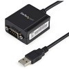 USB - RS232C シリアル変換ケーブル/1.8m/ストレート/1x D-Sub 9 ピン/オス-オス/COM番号保持機能/DB9 シリアルコンバーター アダプター StarTech.com