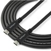 USB315C5C6 USB-CP[u/1.8m/USB 3.2 Gen 1/Type-C & Type-C/5Gbps/100W 5A/PD 3.0/USB-IFFؕi/}[d/IXEIX/ubN/f[^ ] StarTech.com 46244425