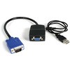 2ポートVGAディスプレイ分配器 2x VGA/アナログRGB スプリッタ/Splitter USBバスパワー供給 StarTech.com
