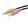 DVID4N1USB10 USB / fANDVI-D / I[fBI / }CN ̌^KVM PCؑ֊pP[u StarTech.com 46244784