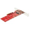 PEX4M2E1 PCI ExpressJ[h/x4/PCIe 3.0 - M.2 PCIe NVMe SSD/M-Key/AHCIANGFF/W&[vt@CuPbg/PCIe  g ϊ C^[tF[X A_v^[  {[h StarTech.com 46245037