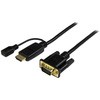 HDMI - VGAアクティブ変換ケーブルアダプタ 1.8m 1920x1200/ 1080p HDMI(オス) - アナログRGB/D-Sub15ピン(オス) StarTech.com