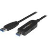 データ リンクケーブル/USB 3.0 Type-A - Type-A/2m/ドラッグ&ドロップ対応/Mac & Windows対応/USB データ 移行 転送 Link ケーブル StarTech.com