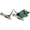 シリアルインターフェースカード/PCI Express x1/2ポート RS232C オス/16550 UART/最大460.8Kbps/標準&ロープロファイル/Windows & Linux/後継機あり PEX2S953LP StarTech.com