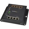 8ポート(4ポートPoE+給電対応)ギガビットイーサネット対応マネージスイッチ ウォールマウント対応 StarTech.com