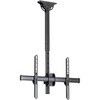 テレビ天吊り金具/32 - 75インチ型/1画面/VESA対応/ポール伸縮幅56～91cm/+/-180度水平回転  角度調整/薄型液晶 TV モニター ディスプレイ 吊り下げ ブラケット StarTech.com