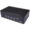 4ポート デュアルDisplayPort KVMスイッチ 4K/60Hz StarTech.com