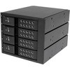 4x 3.5インチ SAS 2.0/SATA 3.0 HDDハードディスクドライブ対応モバイルラック アルミケース採用 インナートレイ不要 ホットスワップ対応 StarTech.com
