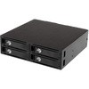 4ベイHDD/SSD増設モバイルラック 5インチベイ内蔵タイプ 4x 2.5インチSATA/SASドライブ対応リムーバブルケース StarTech.com