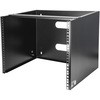 8U ウォールマウントブラケット/奥行35cm 浅型サーバーラック/19インチ型対応パッチパネルラック/IT & ネットワーク機器用壁掛けブラケット/耐荷重36kg/ブラック StarTech.com