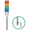 LEUTJ-24-5-RYGBW 積層式LED表示灯 Φ40 LOULシリーズ 壁付 アロー&ハーモニー(シュナイダーエレクトリック) 46270429