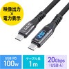 USB TypeCP[u USB 20Gbps PD100WΉ