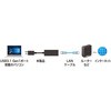 USB-CVLAN1BK USB3.1-LAN変換アダプタ(ブラック) サンワサプライ 46521939
