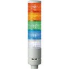 Φ60 ポール取付/標準L金具積層式ブザー付 LED表示灯 アローLEUT型 LEUTB・LEUTWB アロー(シュナイダーエレクトリック)