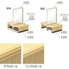 木目調パン什器EWB両面ボード 単体 中日販売