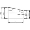 T-14 SUS316L 溶接用エキセントレジューサー SUS316L トーステ 46637728