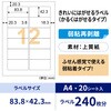 OPL861 きれいにはがせるラベル(かるくはがせるタイプ) ヒサゴ 46764751