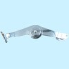 キャッチ機構付ステー(SPCC/クロムメッキ) ノーブランド