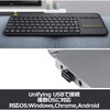 K400pBK ワイヤレス タッチキーボード k400 Plus ロジクール 46891304