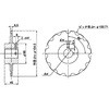 TPUSR形チェーン用スプロケット 椿本チエイン