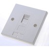 Single RJ45 Cat5e UTP 1 Gang Wallplate Molex Premise Networks