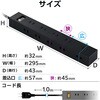 ECT-1510WH 電源タップ 延長コード 10個口 2P マグネット 雷ガード ほこり防止シャッター 一括スイッチ スイングプラグ コンセント エレコム 47349148