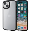 iPhone15 ケース ハイブリッド 衝撃吸収 軽量 薄型 背面マットクリア TOUGH SLIM LITE エレコム