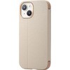 iPhone15 ケース レザー カバー 手帳型 マグネット 衝撃吸収 カードケース機能付 &me エレコム
