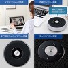 LBT-SP03BK スピーカーフォン 会議用 マイクスピーカー Bluetooth 無線&有線 両対応 有線(USB-A) ノイズリダクション エコーキャンセラー エレコム 47876738