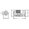 EA164DN-2A 1/2”DRインパクトビットホルダー(スライドチャック式) エスコ 48153500