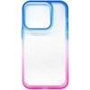 iPhone14ProMaxグラデーションバックカバーケース ブルー×ストロベリー エアージェイ