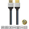 EVS-HD0300R HDMIケーブル EVS-R シルバー [3m /HDMI⇔HDMI /スタンダードタイプ /イーサネット対応] Kordz