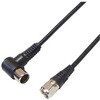 1mアンテナケーブル(L型プラグ-F型接栓) FBT-810BK フジパーツ