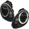 【オートジュエリー】 ポルシェ 987 前期ボクスター ケイマン LEDポジション ヘッドライト(HID車用)ブラック オートジュエリー